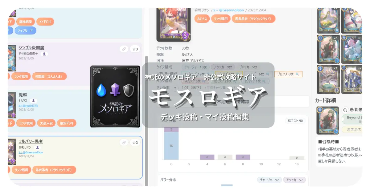 デッキ投稿のサムネイル